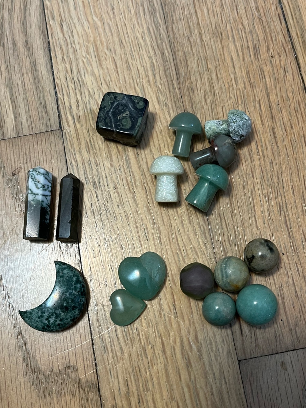 Green crystal carving bundle